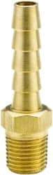 Parker - 1 NPT Thread Hose Barb x Male NPT Connector - 1" ID Hose x 1.02" OD Hose, Brass - Apex Tool & Supply