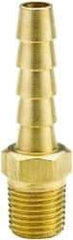 Parker - 1 NPT Thread Hose Barb x Male NPT Connector - 1" ID Hose x 1.02" OD Hose, Brass - Apex Tool & Supply