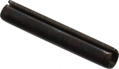 Value Collection - 2mm Diam x 12mm Long Slotted Spring Pin - Grade 1070-1080 Steel, Plain Finish - Apex Tool & Supply