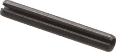 Value Collection - 2mm Diam x 14mm Long Slotted Spring Pin - Grade 1070-1080 Steel, Plain Finish - Apex Tool & Supply