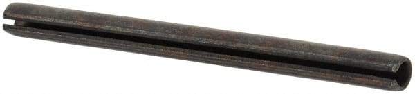 Value Collection - 2mm Diam x 26mm Long Slotted Spring Pin - Grade 1070-1080 Steel, Plain Finish - Apex Tool & Supply