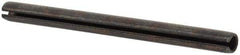 Value Collection - 2mm Diam x 26mm Long Slotted Spring Pin - Grade 1070-1080 Steel, Plain Finish - Apex Tool & Supply