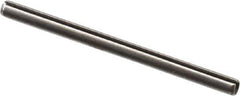 Value Collection - 2mm Diam x 30mm Long Slotted Spring Pin - Grade 1070-1080 Steel, Plain Finish - Apex Tool & Supply