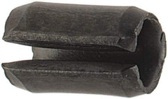 Value Collection - 2.5mm Diam x 4mm Long Slotted Spring Pin - Grade 1070-1080 Steel, Plain Finish - Apex Tool & Supply