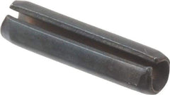Value Collection - 2.5mm Diam x 10mm Long Slotted Spring Pin - Grade 1070-1080 Steel, Plain Finish - Apex Tool & Supply