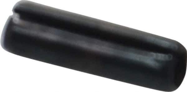 Value Collection - 3mm Diam x 10mm Long Slotted Spring Pin - Grade 1070-1080 Steel, Plain Finish - Apex Tool & Supply