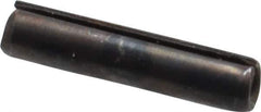 Value Collection - 3mm Diam x 14mm Long Slotted Spring Pin - Grade 1070-1080 Steel, Plain Finish - Apex Tool & Supply