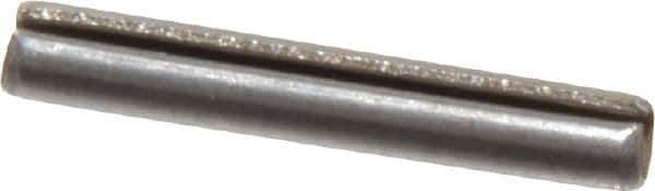 Value Collection - 3mm Diam x 20mm Long Slotted Spring Pin - Grade 1070-1080 Steel, Plain Finish - Apex Tool & Supply