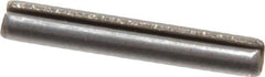 Value Collection - 3mm Diam x 20mm Long Slotted Spring Pin - Grade 1070-1080 Steel, Plain Finish - Apex Tool & Supply