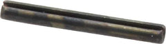 Value Collection - 3mm Diam x 24mm Long Slotted Spring Pin - Grade 1070-1080 Steel, Plain Finish - Apex Tool & Supply