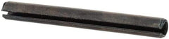 Value Collection - 3mm Diam x 28mm Long Slotted Spring Pin - Grade 1070-1080 Steel, Plain Finish - Apex Tool & Supply