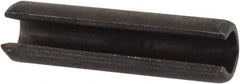 Value Collection - 3.5mm Diam x 14mm Long Slotted Spring Pin - Grade 1070-1080 Steel, Plain Finish - Apex Tool & Supply
