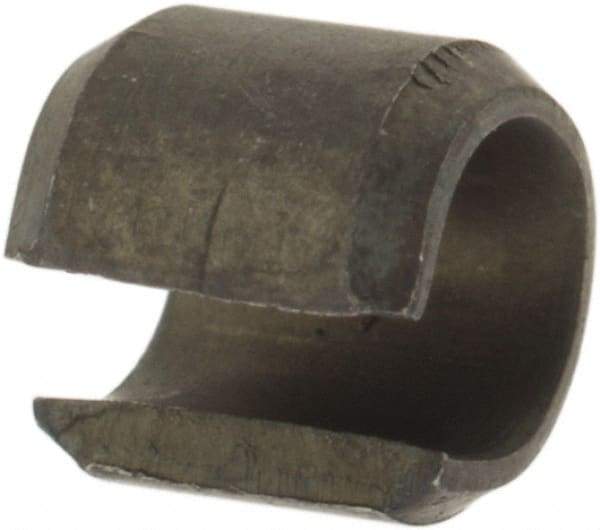 Value Collection - 4mm Diam x 4mm Long Slotted Spring Pin - Grade 1070-1080 Steel, Plain Finish - Apex Tool & Supply