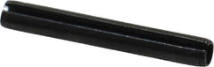 Value Collection - 4mm Diam x 30mm Long Slotted Spring Pin - Grade 1070-1080 Steel, Plain Finish - Apex Tool & Supply