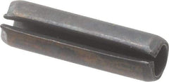 Value Collection - 5mm Diam x 18mm Long Slotted Spring Pin - Grade 1070-1080 Steel, Plain Finish - Apex Tool & Supply