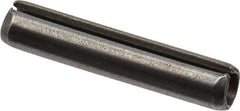 Value Collection - 5mm Diam x 26mm Long Slotted Spring Pin - Grade 1070-1080 Steel, Plain Finish - Apex Tool & Supply