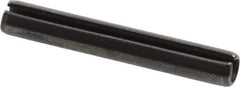 Value Collection - 5mm Diam x 35mm Long Slotted Spring Pin - Grade 1070-1080 Steel, Plain Finish - Apex Tool & Supply