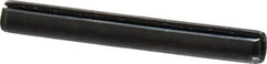 Value Collection - 5mm Diam x 40mm Long Slotted Spring Pin - Grade 1070-1080 Steel, Plain Finish - Apex Tool & Supply