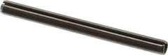 Value Collection - 5mm Diam x 60mm Long Slotted Spring Pin - Grade 1070-1080 Steel, Plain Finish - Apex Tool & Supply