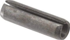 Value Collection - 6mm Diam x 20mm Long Slotted Spring Pin - Grade 1070-1080 Steel, Plain Finish - Apex Tool & Supply