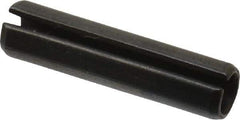 Value Collection - 6mm Diam x 26mm Long Slotted Spring Pin - Grade 1070-1080 Steel, Plain Finish - Apex Tool & Supply