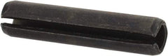Value Collection - 6mm Diam x 28mm Long Slotted Spring Pin - Grade 1070-1080 Steel, Plain Finish - Apex Tool & Supply