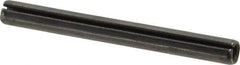 Value Collection - 6mm Diam x 60mm Long Slotted Spring Pin - Grade 1070-1080 Steel, Plain Finish - Apex Tool & Supply
