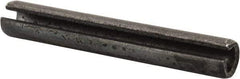 Value Collection - 8mm Diam x 55mm Long Slotted Spring Pin - Grade 1070-1080 Steel, Plain Finish - Apex Tool & Supply