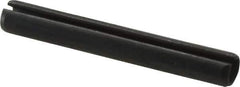 Value Collection - 8mm Diam x 60mm Long Slotted Spring Pin - Grade 1070-1080 Steel, Plain Finish - Apex Tool & Supply