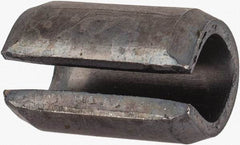 Value Collection - 12mm Diam x 20mm Long Slotted Spring Pin - Grade 1070-1080 Steel, Plain Finish - Apex Tool & Supply