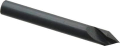 M.A. Ford - 3/16" Head Diam, 3/16" Shank Diam, 1 Flute 60° High Speed Steel Countersink - Bright Finish, 1-1/2" OAL, 0.045" Nose Diam, Single End, Straight Shank, Right Hand Cut - Apex Tool & Supply