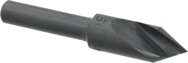 M.A. Ford - 3/8" Head Diam, 1/4" Shank Diam, 1 Flute 60° High Speed Steel Countersink - Apex Tool & Supply