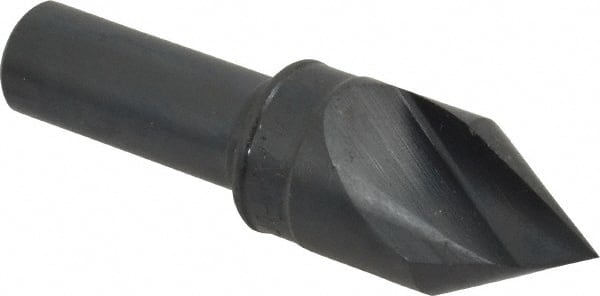 M.A. Ford - 3/4" Head Diam, 1/2" Shank Diam, 1 Flute 60° High Speed Steel Countersink - Apex Tool & Supply