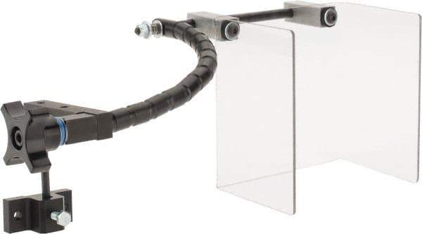 Flexbar - Drill Press Guards Type: Drill Press Shield with Base Shield Material: Lexan - Apex Tool & Supply