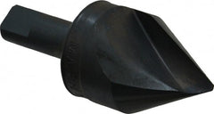 M.A. Ford - 1-1/4" Head Diam, 1/2" Shank Diam, 1 Flute 60° High Speed Steel Countersink - Apex Tool & Supply