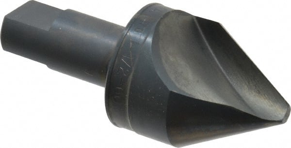 M.A. Ford - 1-1/2" Head Diam, 3/4" Shank Diam, 1 Flute 60° High Speed Steel Countersink - Apex Tool & Supply
