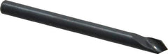 M.A. Ford - 1/8" Head Diam, 1/8" Shank Diam, 1 Flute 82° High Speed Steel Countersink - Bright Finish, 1-1/2" OAL, 0.03" Nose Diam, Single End, Straight Shank, Right Hand Cut - Apex Tool & Supply