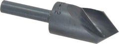 M.A. Ford - 5/8" Head Diam, 1/4" Shank Diam, 1 Flute 82° High Speed Steel Countersink - Bright Finish, 2-1/4" OAL, 0.06" Nose Diam, Single End, Straight Shank, Right Hand Cut - Apex Tool & Supply