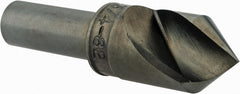 M.A. Ford - 3/4" Head Diam, 1/2" Shank Diam, 1 Flute 82° High Speed Steel Countersink - Apex Tool & Supply