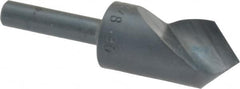 M.A. Ford - 5/8" Head Diam, 1/4" Shank Diam, 1 Flute 90° High Speed Steel Countersink - Apex Tool & Supply