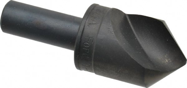 M.A. Ford - 1" Head Diam, 1/2" Shank Diam, 1 Flute 90° High Speed Steel Countersink - Apex Tool & Supply