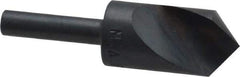 M.A. Ford - 5/8" Head Diam, 1/4" Shank Diam, 1 Flute 100° High Speed Steel Countersink - Bright Finish, 2-1/4" OAL, 0.06" Nose Diam, Single End, Straight Shank, Right Hand Cut - Apex Tool & Supply