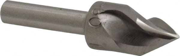 M.A. Ford - 1/2" Head Diam, 1/4" Shank Diam, 3 Flute 60° High Speed Steel Countersink - Apex Tool & Supply