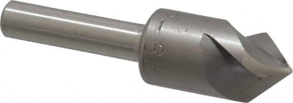 M.A. Ford - 1/2" Head Diam, 1/4" Shank Diam, 3 Flute 82° High Speed Steel Countersink - Apex Tool & Supply