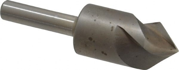 M.A. Ford - 5/8" Head Diam, 1/4" Shank Diam, 3 Flute 82° High Speed Steel Countersink - Apex Tool & Supply