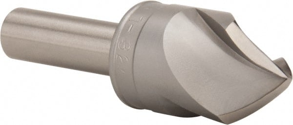 M.A. Ford - 1" Head Diam, 1/2" Shank Diam, 3 Flute 82° High Speed Steel Countersink - Apex Tool & Supply