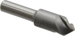 M.A. Ford - 3/8" Head Diam, 1/4" Shank Diam, 3 Flute 90° High Speed Steel Countersink - Apex Tool & Supply