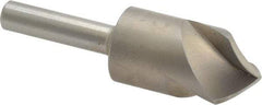 M.A. Ford - 5/8" Head Diam, 1/4" Shank Diam, 3 Flute 90° High Speed Steel Countersink - Bright Finish, 2-1/4" OAL, 0.19" Nose Diam, Single End, Straight Shank, Right Hand Cut - Apex Tool & Supply