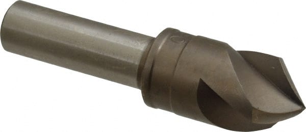 M.A. Ford - 3/4" Head Diam, 1/2" Shank Diam, 3 Flute 90° High Speed Steel Countersink - Apex Tool & Supply