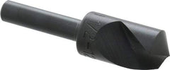 M.A. Ford - 1/2" Head Diam, 1/4" Shank Diam, 1 Flute 120° High Speed Steel Countersink - Bright Finish, 2" OAL, 0.06" Nose Diam, Single End, Straight Shank, Right Hand Cut - Apex Tool & Supply